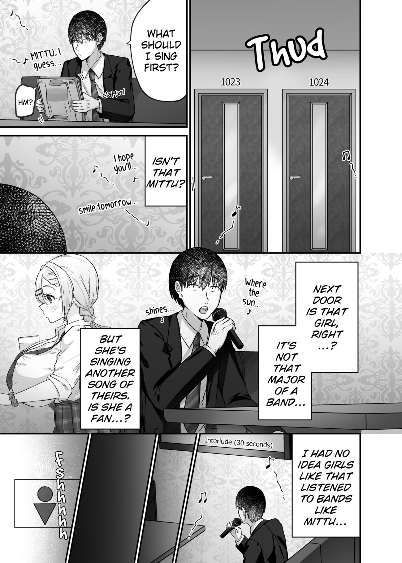 Hentai Manga Comic-I Went to a Karaoke and Ended up Having Sex With the Gal in the Room Next to Mine.-Read-4